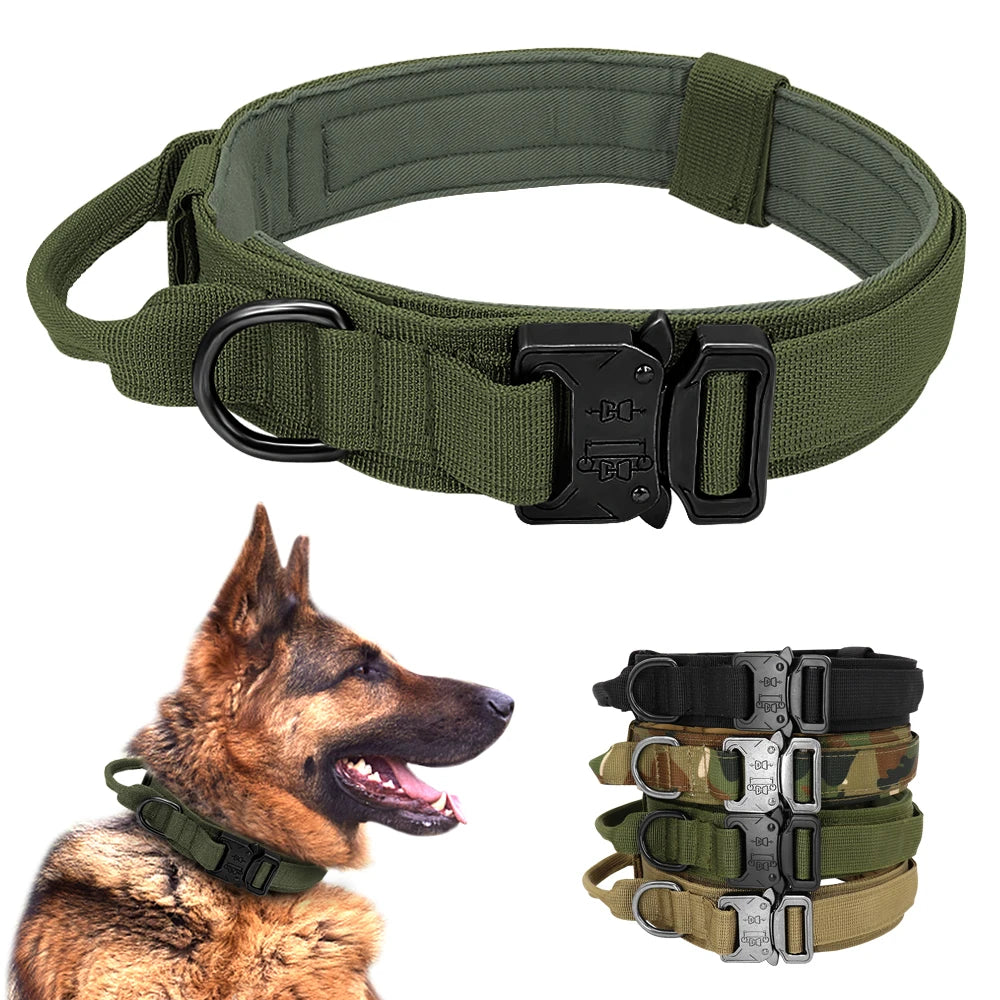 Dog Tactical Collar Harnesse