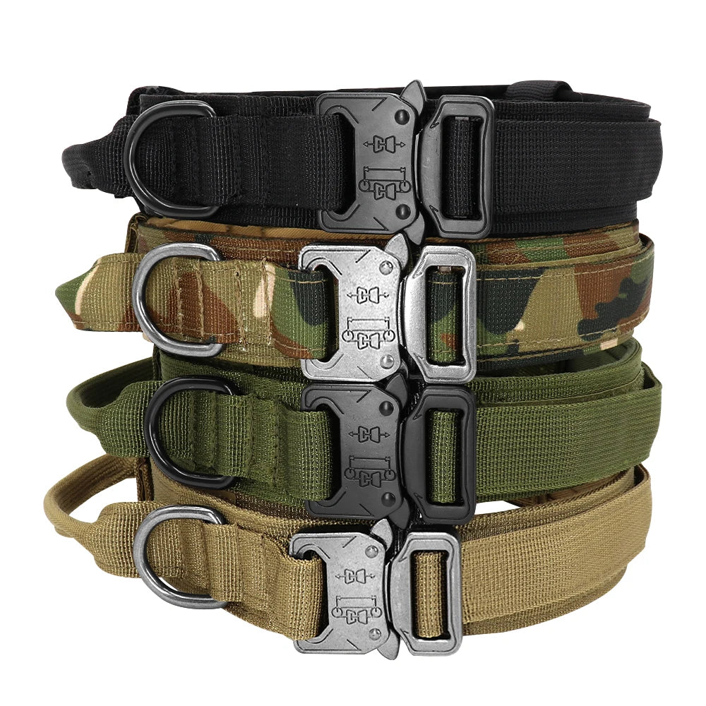 Dog Tactical Collar Harnesse