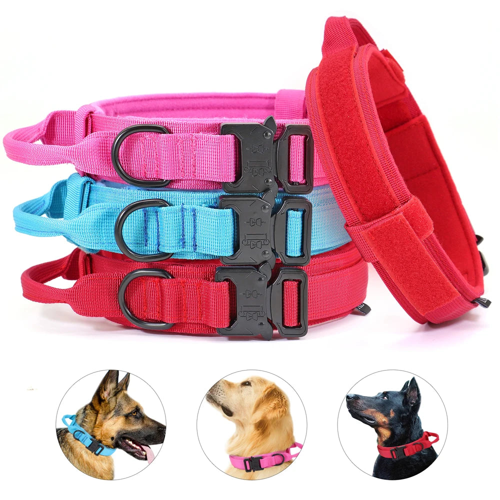 Dog Tactical Collar Harnesse