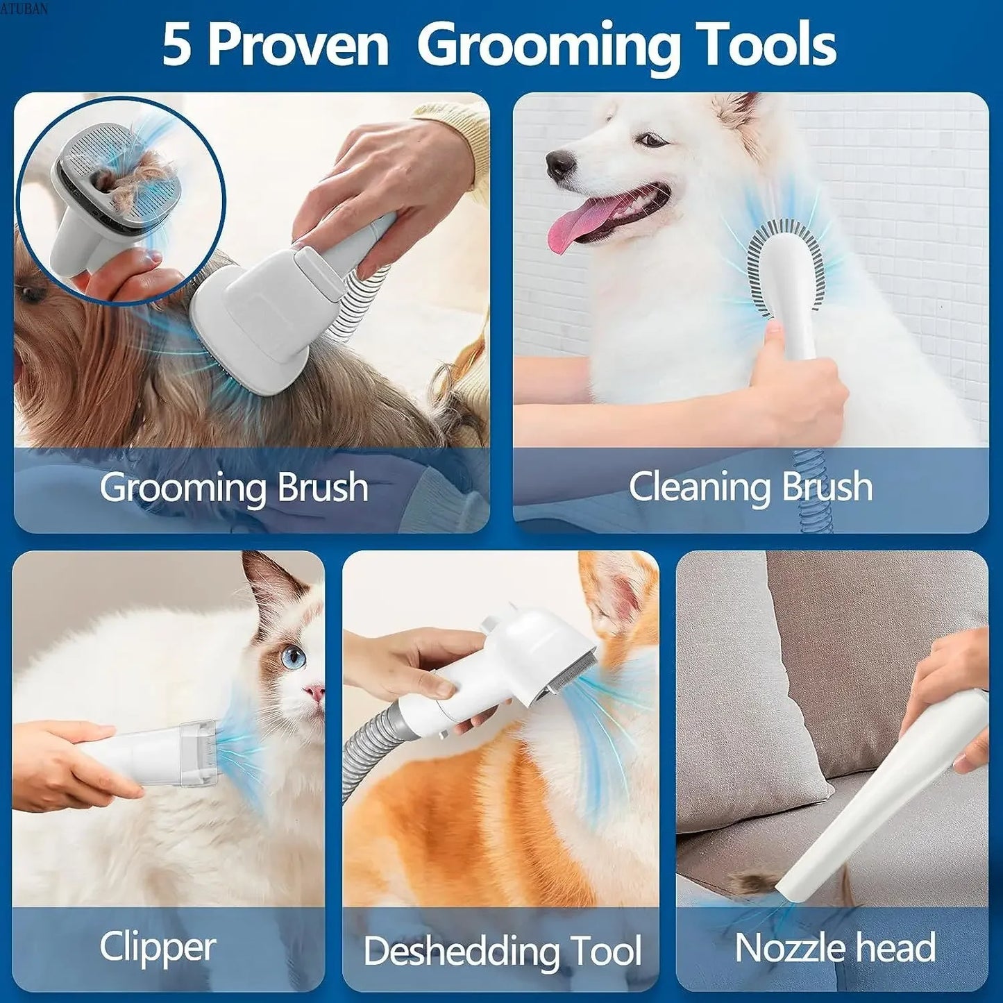 Pet Grooming Vacuum.